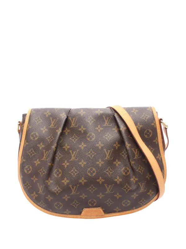 Louis Vuitton Pre-owned 2011 Monogram Menilmontant MM Crossbody Bag in Brown