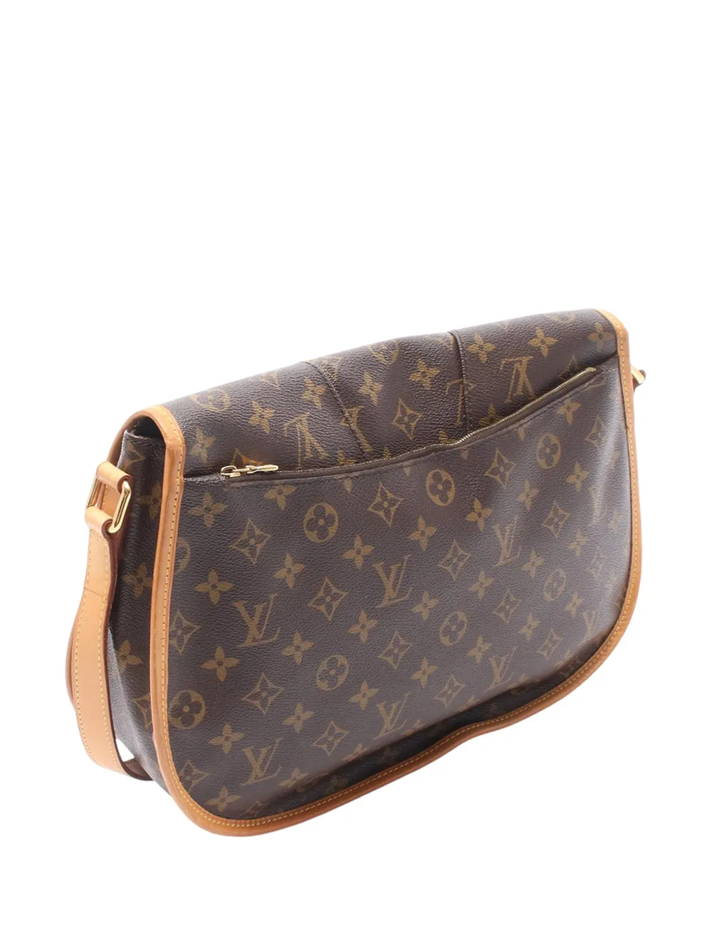 Louis Vuitton Pre-owned 2011 Monogram Menilmontant MM Crossbody Bag in Brown, view 3
