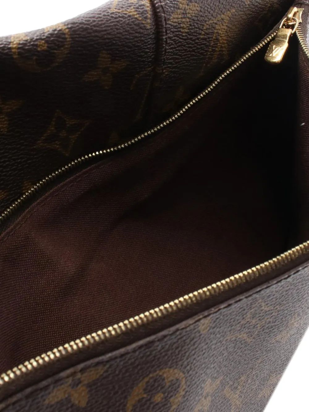 Louis Vuitton Pre-owned 2011 Monogram Menilmontant MM Crossbody Bag in Brown, view 5
