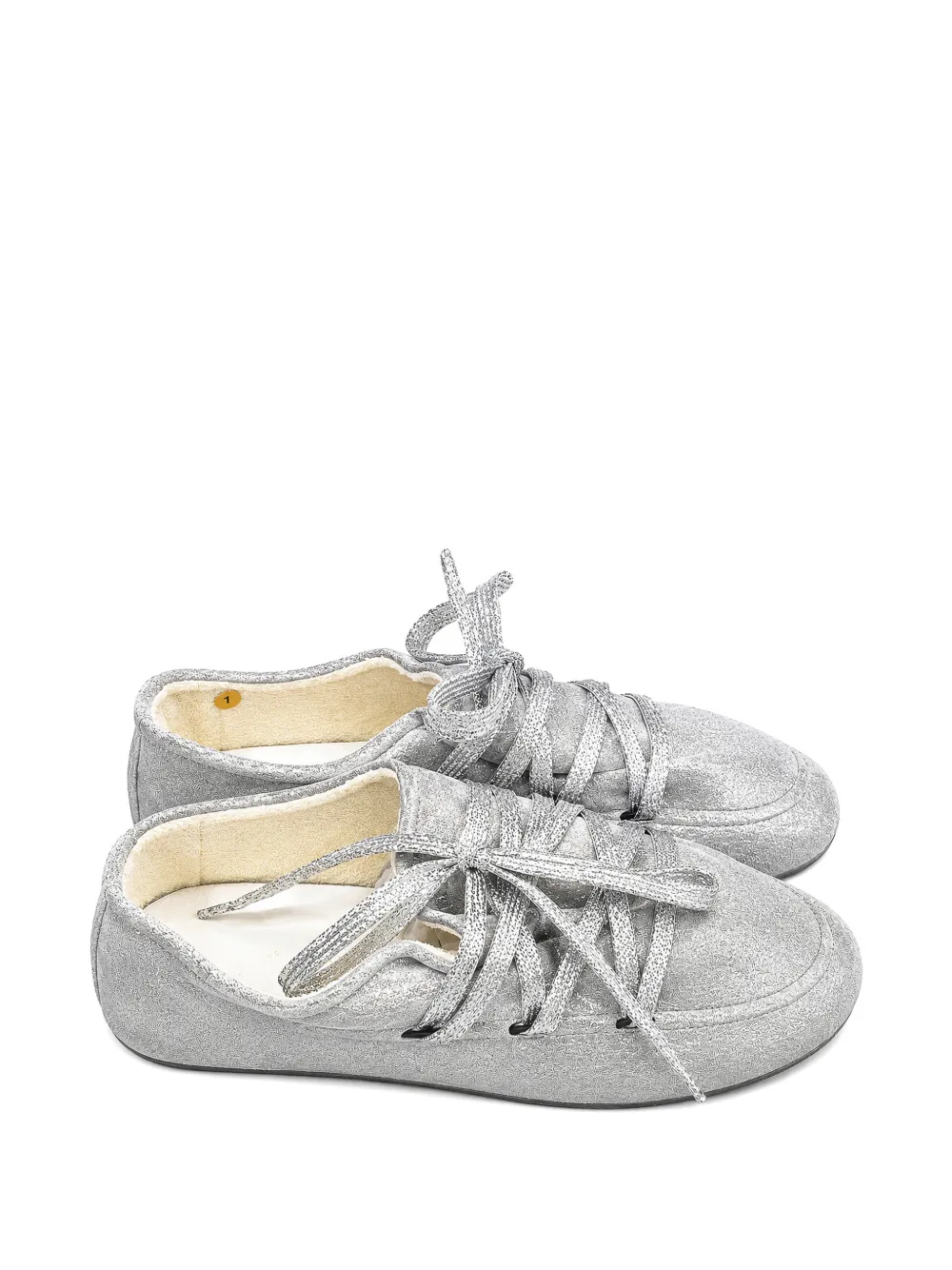  Rien Studio Bailarinas Con Efecto De Purpurina - Gris 