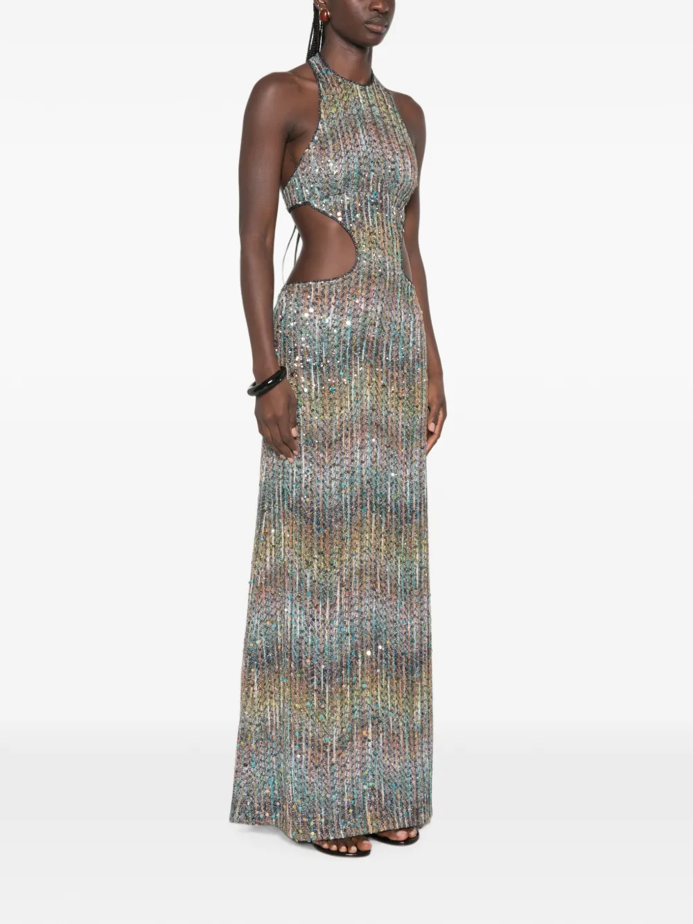 Missoni Jurk verfraaid met pailletten Grijs
