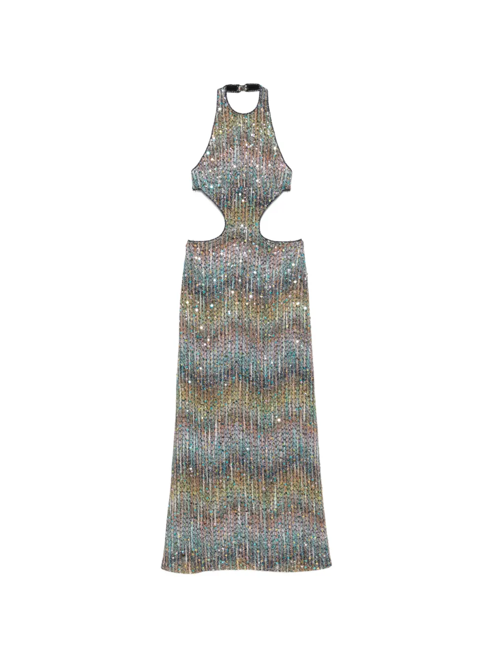 Missoni sequin-embellished cut-out maxi dress - Grigio