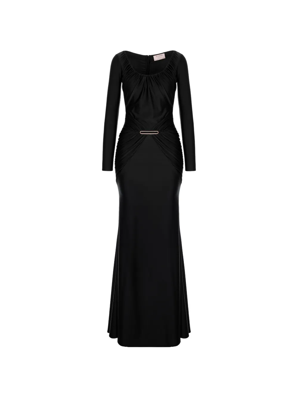 V:PM ATELIER Delia ruched dress - Nero