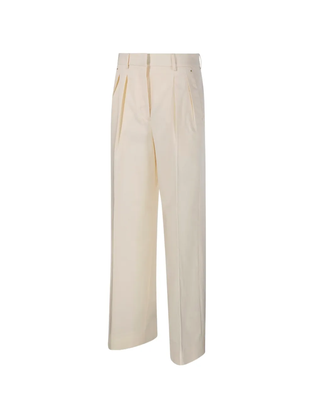 Moncler Pantalon à Design Plissé - Tons Neutres 
