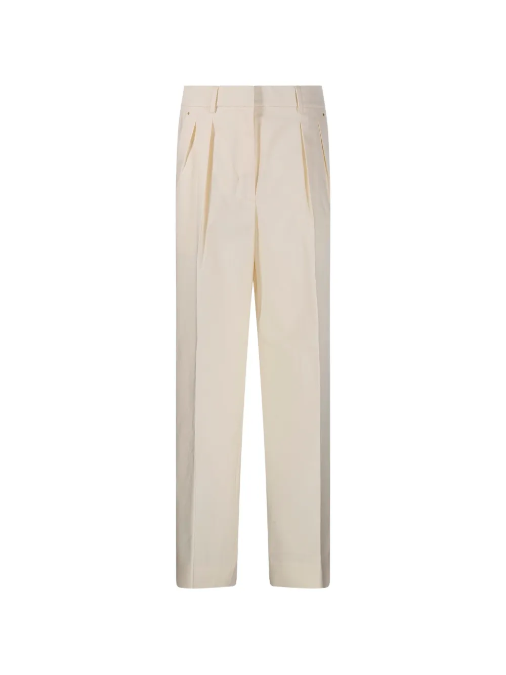 Moncler Broek met geplooid detail Beige