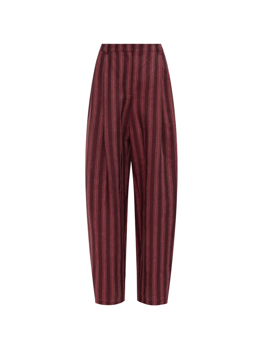 12 STOREEZ Sorbet striped linen trousers