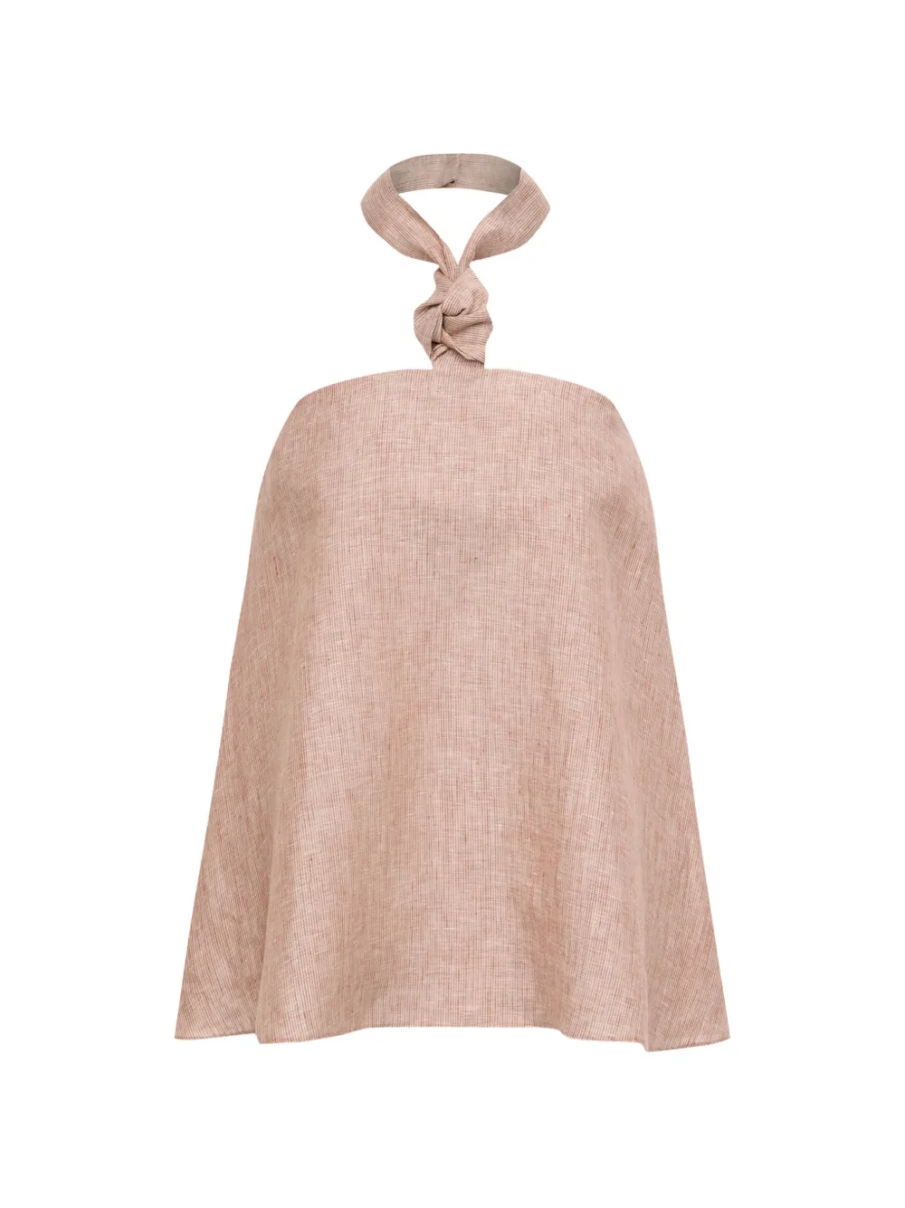 12 STOREEZ Gelato knot-detail halterneck top