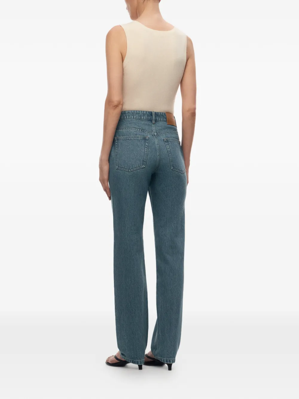 12 STOREEZ 3211 straight jeans Blauw