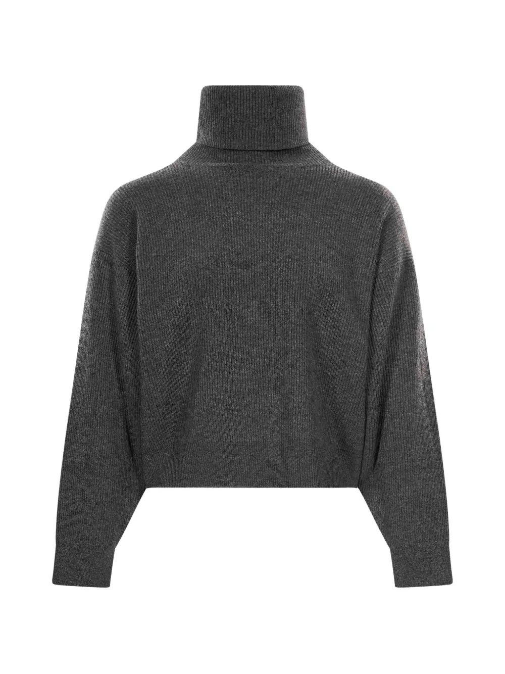 Brunello Cucinelli ribbed-knit roll-neck sweater - Grigio