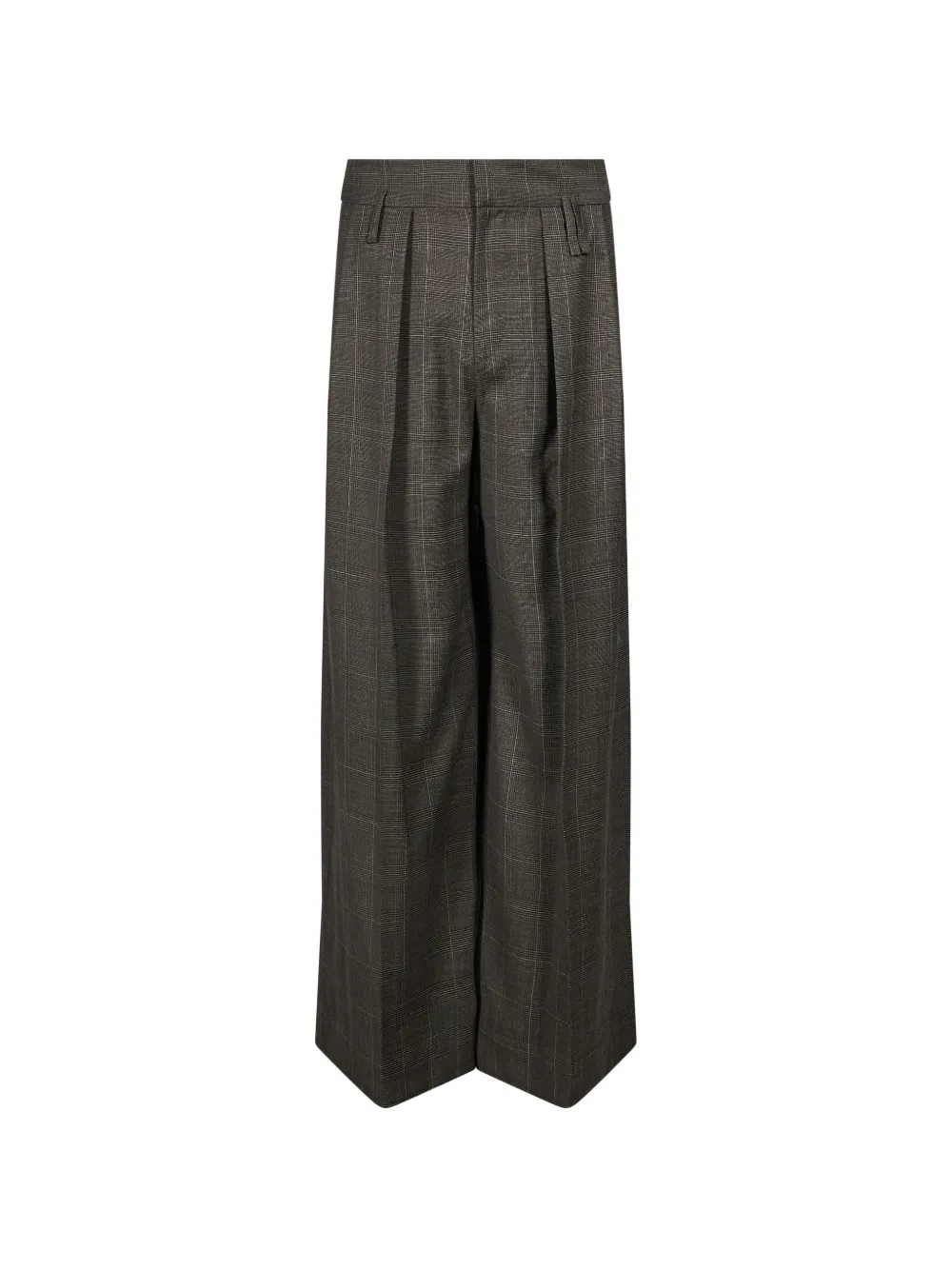 Simone Rocha check-pattern pleated trousers