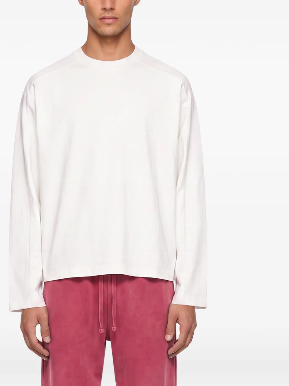 ENTIRE STUDIOS crew-neck long-sleeve T-shirt Wit