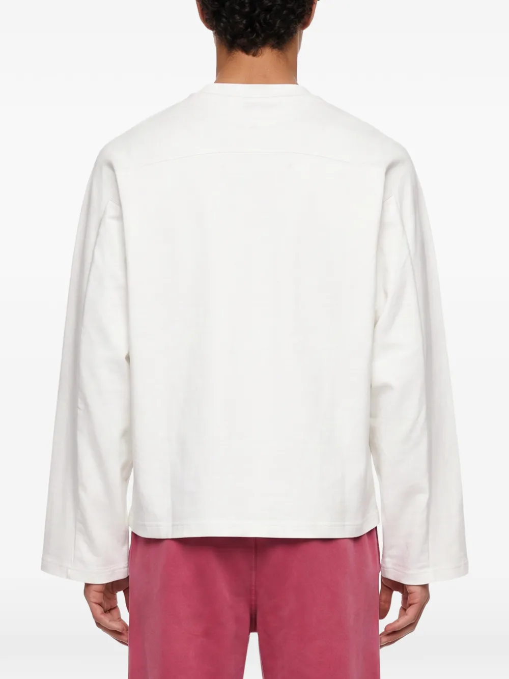 ENTIRE STUDIOS crew-neck long-sleeve T-shirt Wit