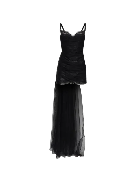 Maria Lucia Hohan Latifa lace-trimmed ruched mini dress