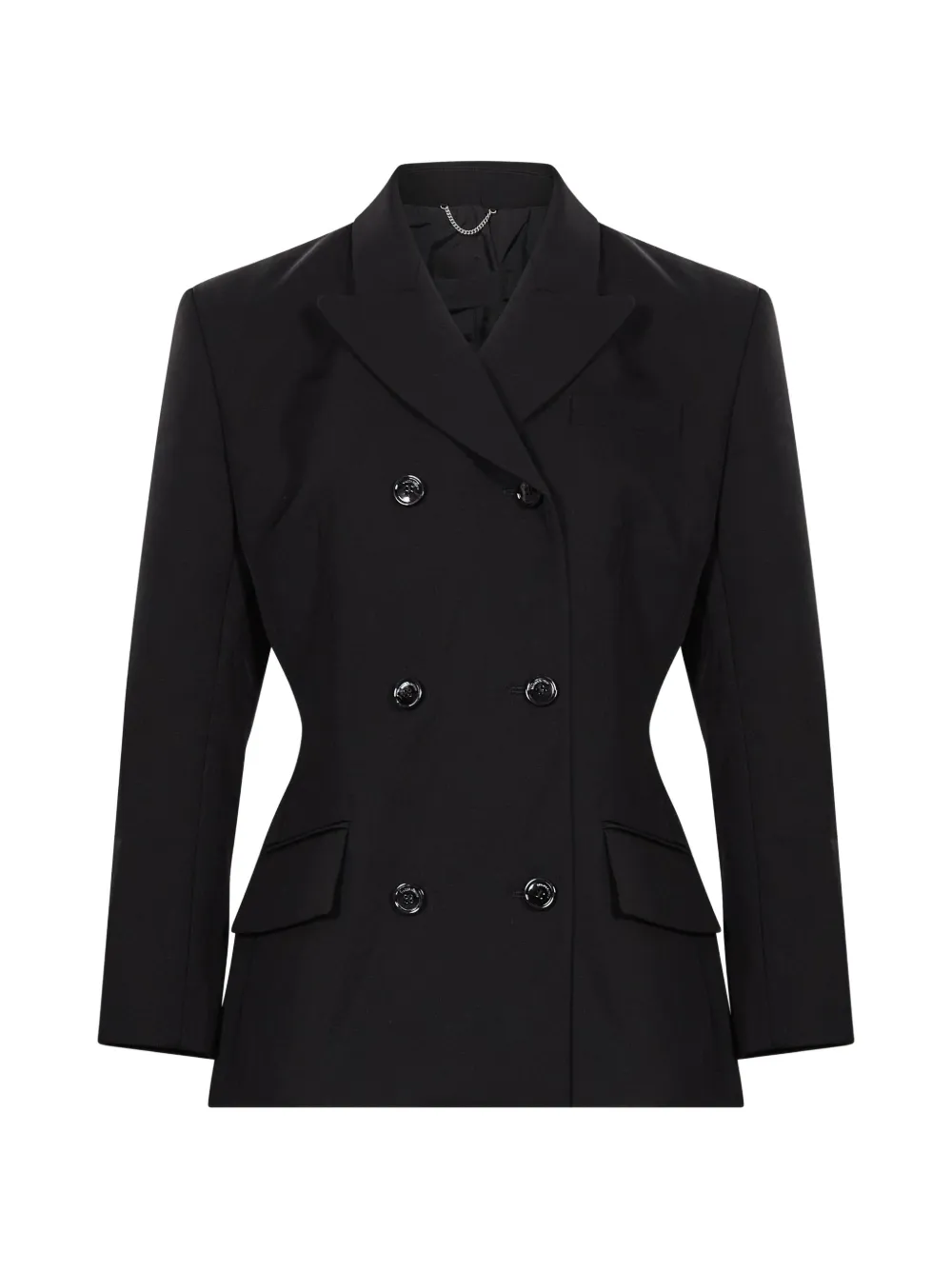Magda Butrym double-breasted wool blazer - Nero