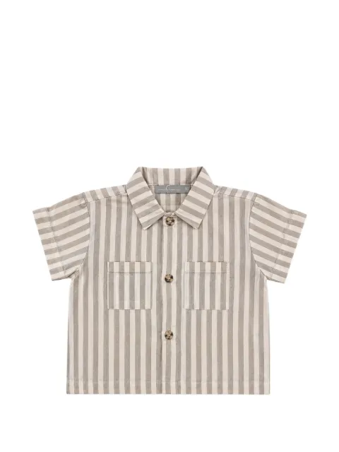 minimù camisa manga corta con rayas estampadas