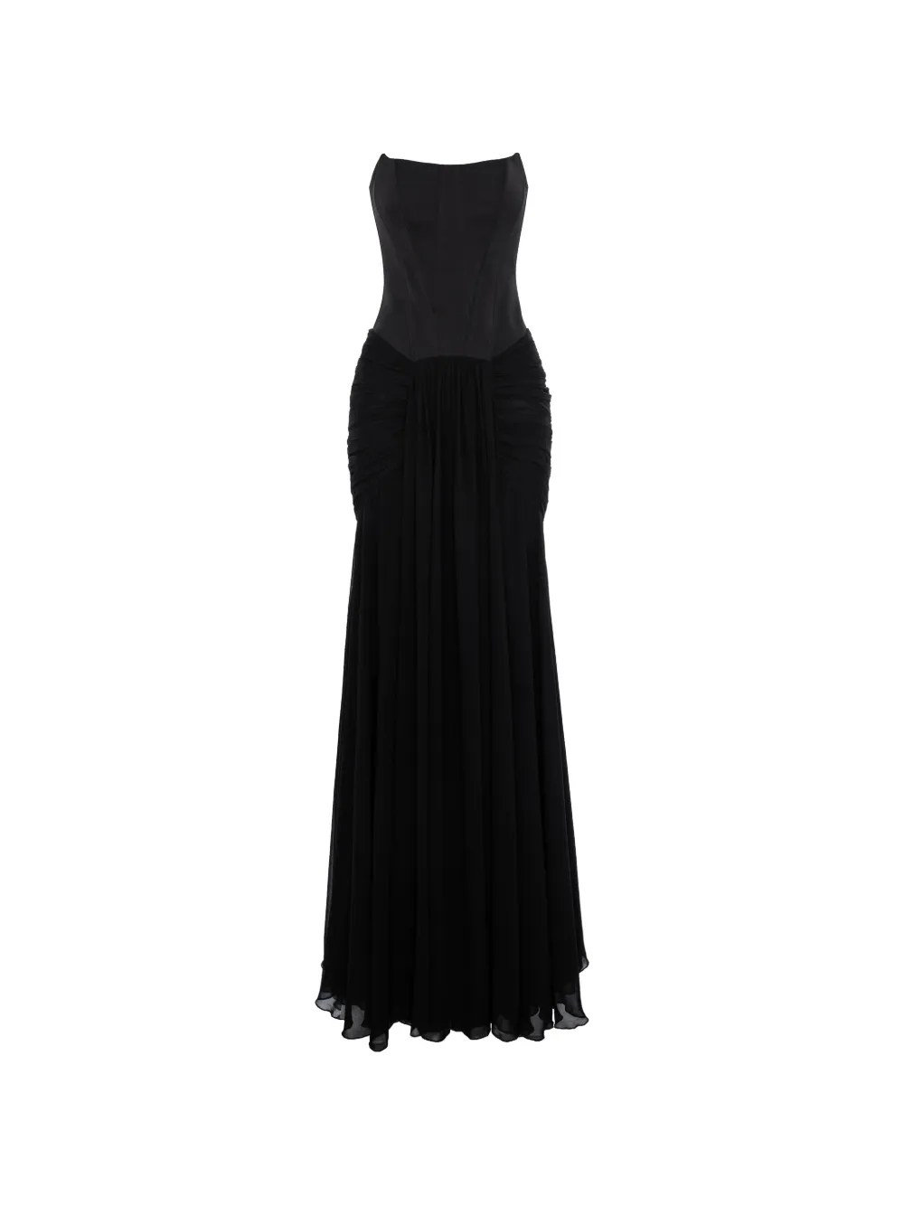 V:PM ATELIER ruched-detail dress - Black