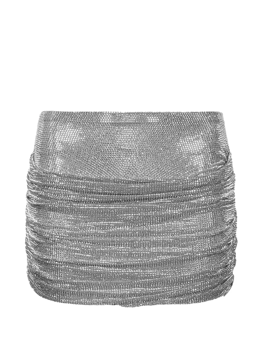 Giuseppe Di Morabito crystal-embellished ruched mini skirt
