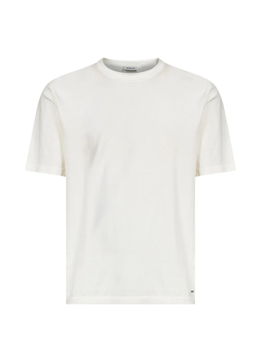 Simkhai Duke Crew-neck Short-sleeve T-shirt In Weiss