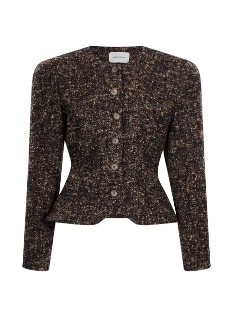 Magda Butrym bouclé peplum blazer