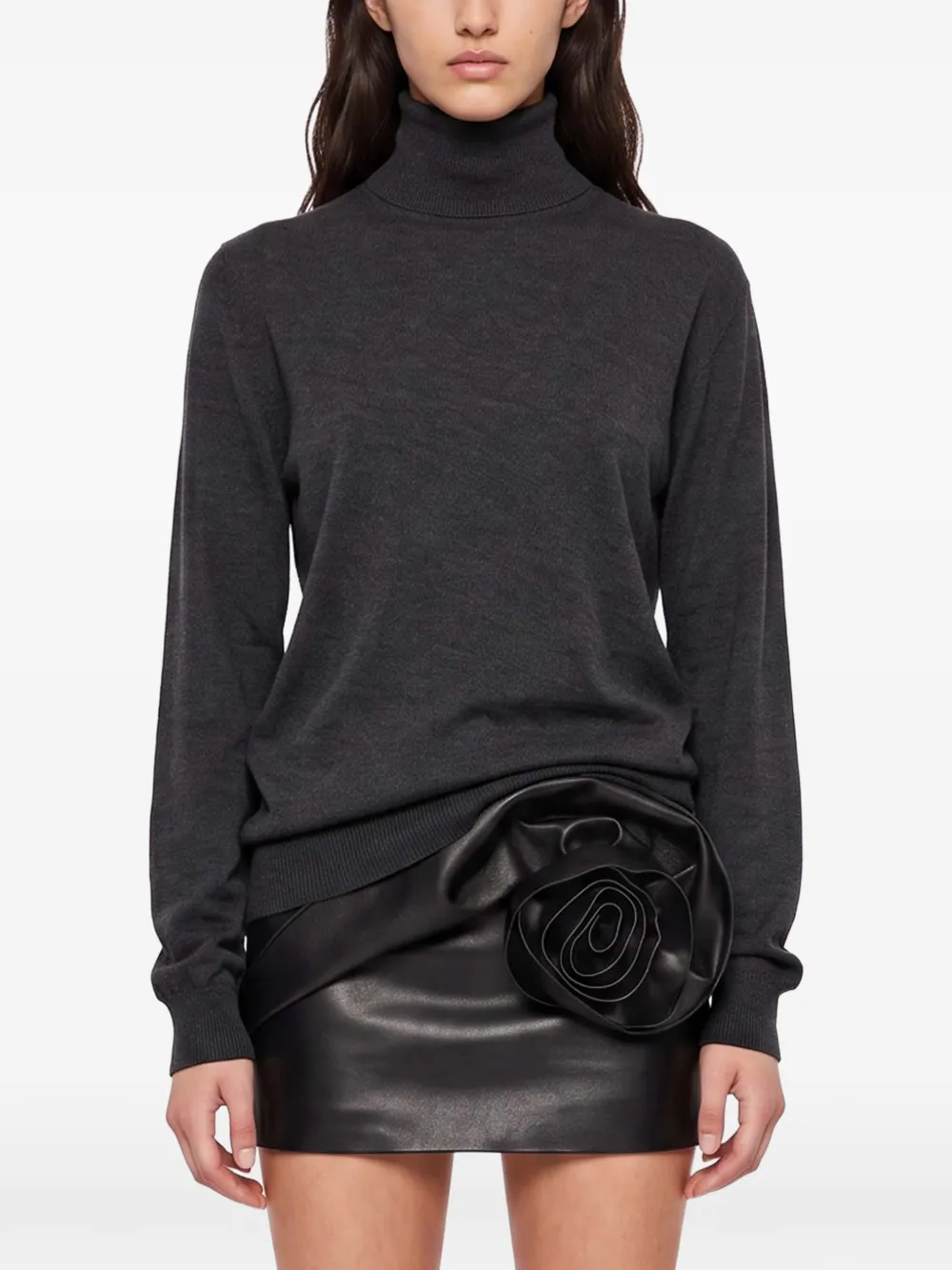 Magda Butrym roll-neck sweater - Grigio