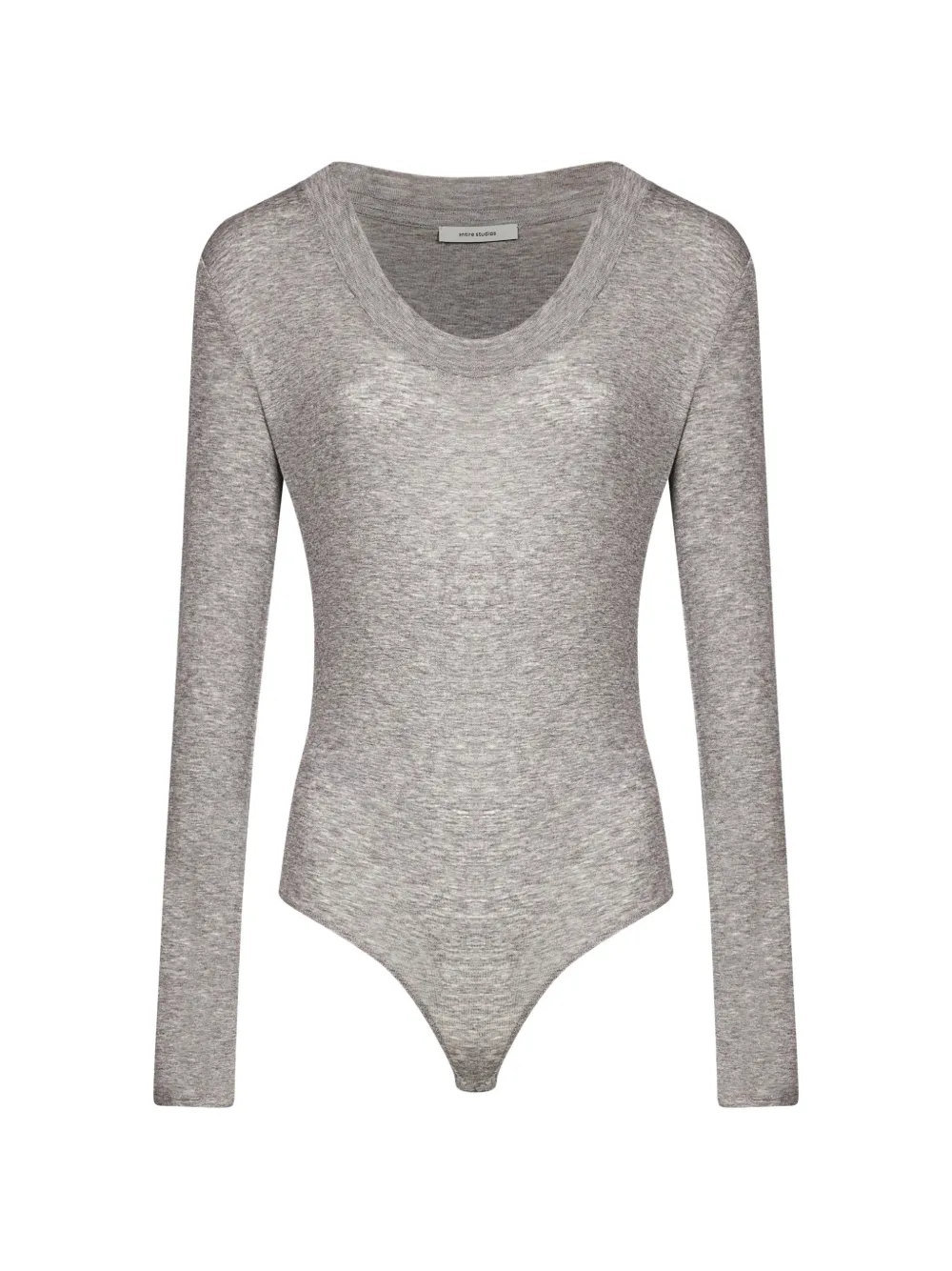 ENTIRE STUDIOS scoop-neck long-sleeve bodysuit
