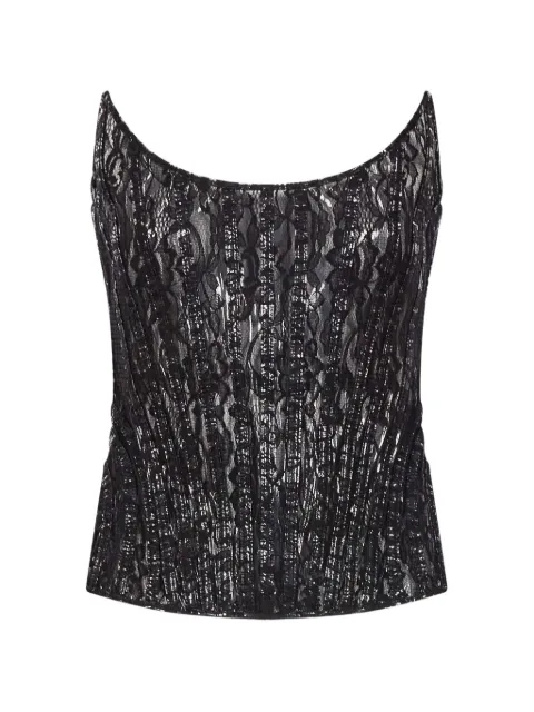 Giuseppe Di Morabito sequin-embellished corset top