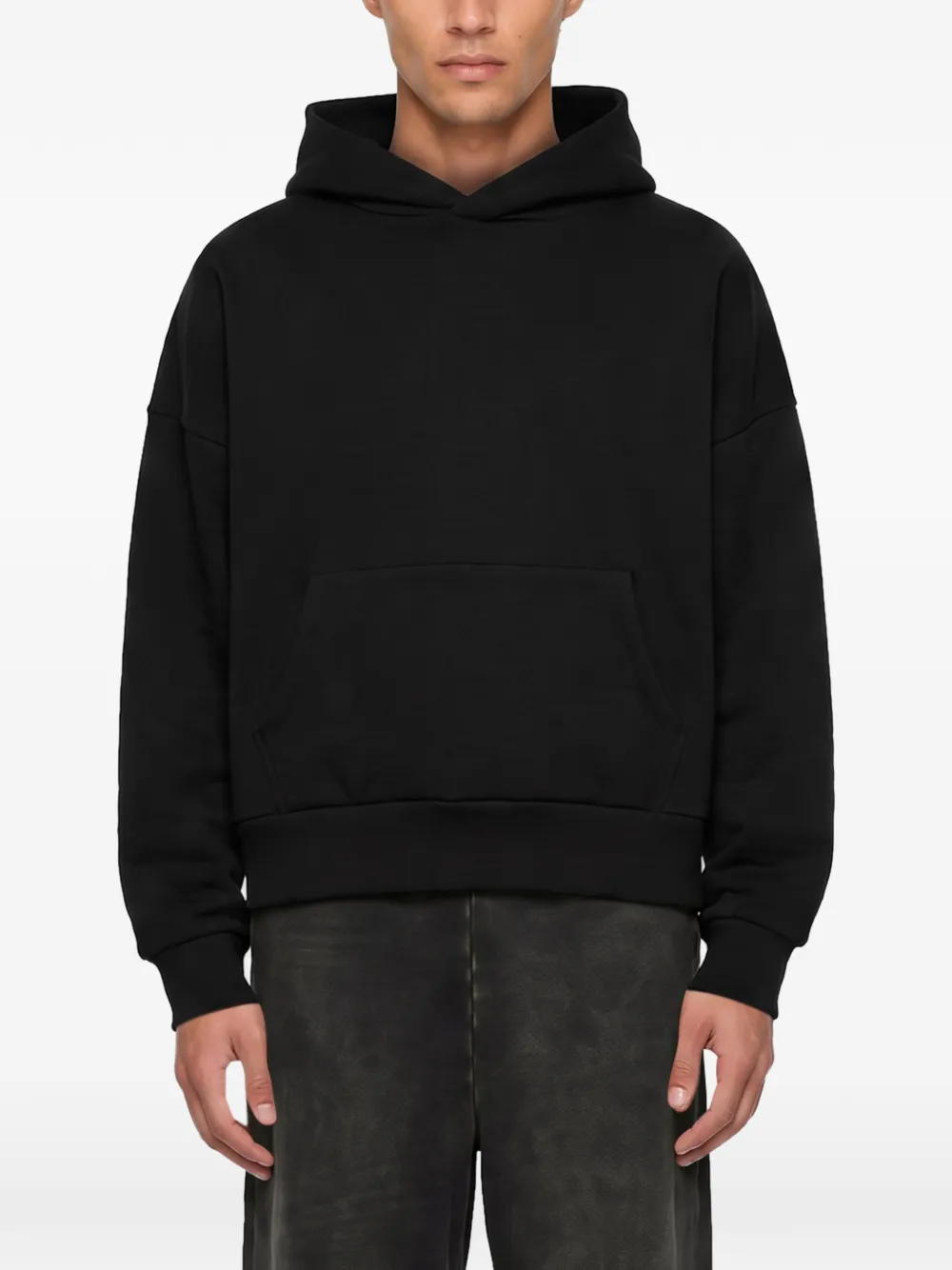 ENTIRE STUDIOS Hoodie met verlaagde schouders Zwart
