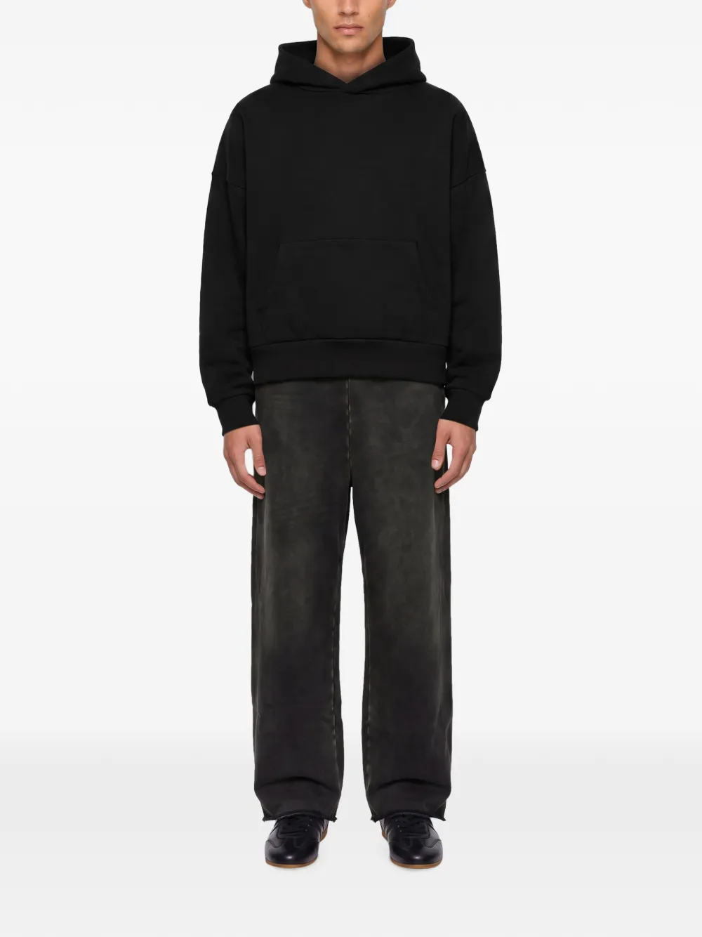 ENTIRE STUDIOS Hoodie met verlaagde schouders Zwart