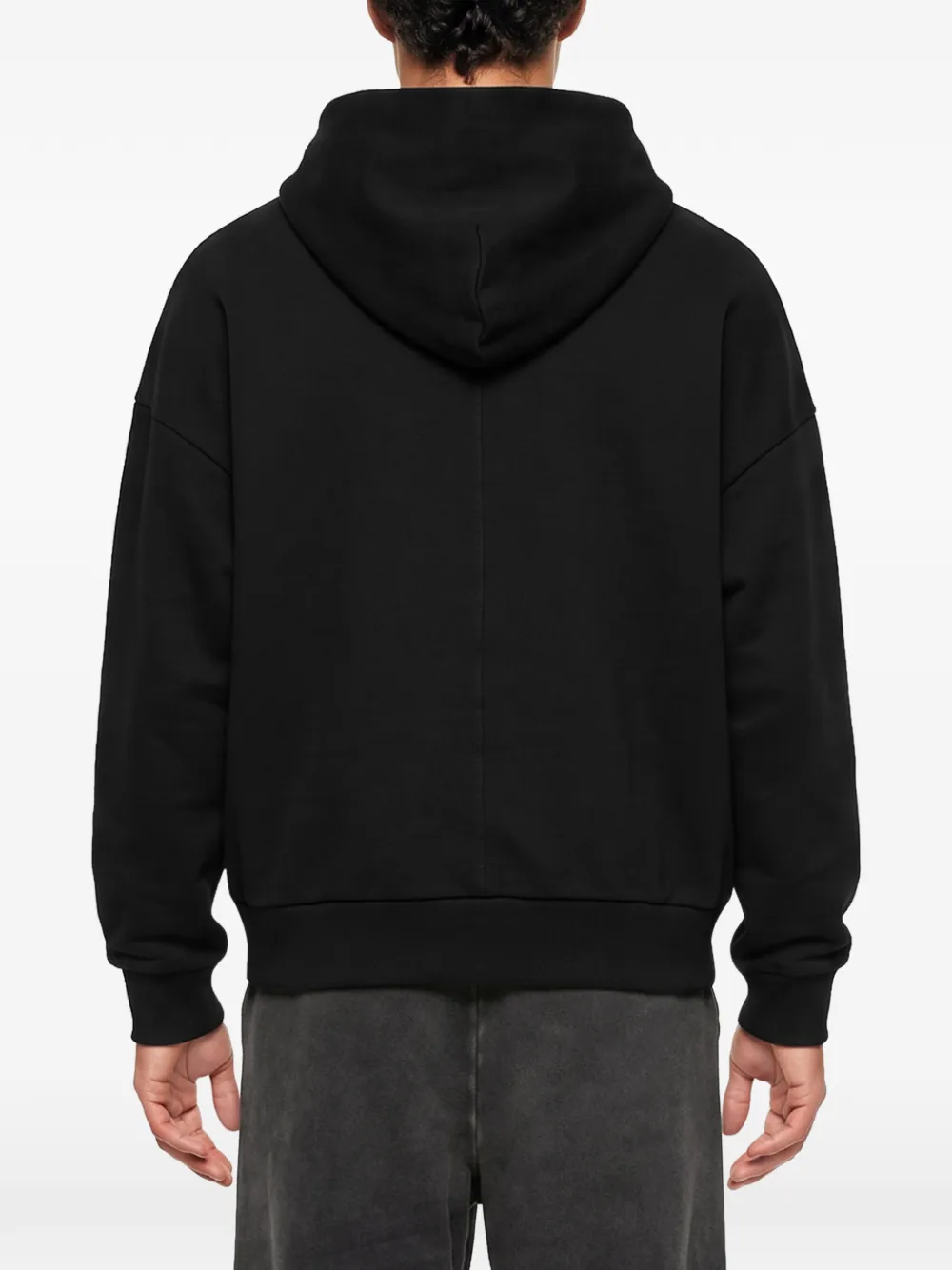 ENTIRE STUDIOS Hoodie met verlaagde schouders Zwart