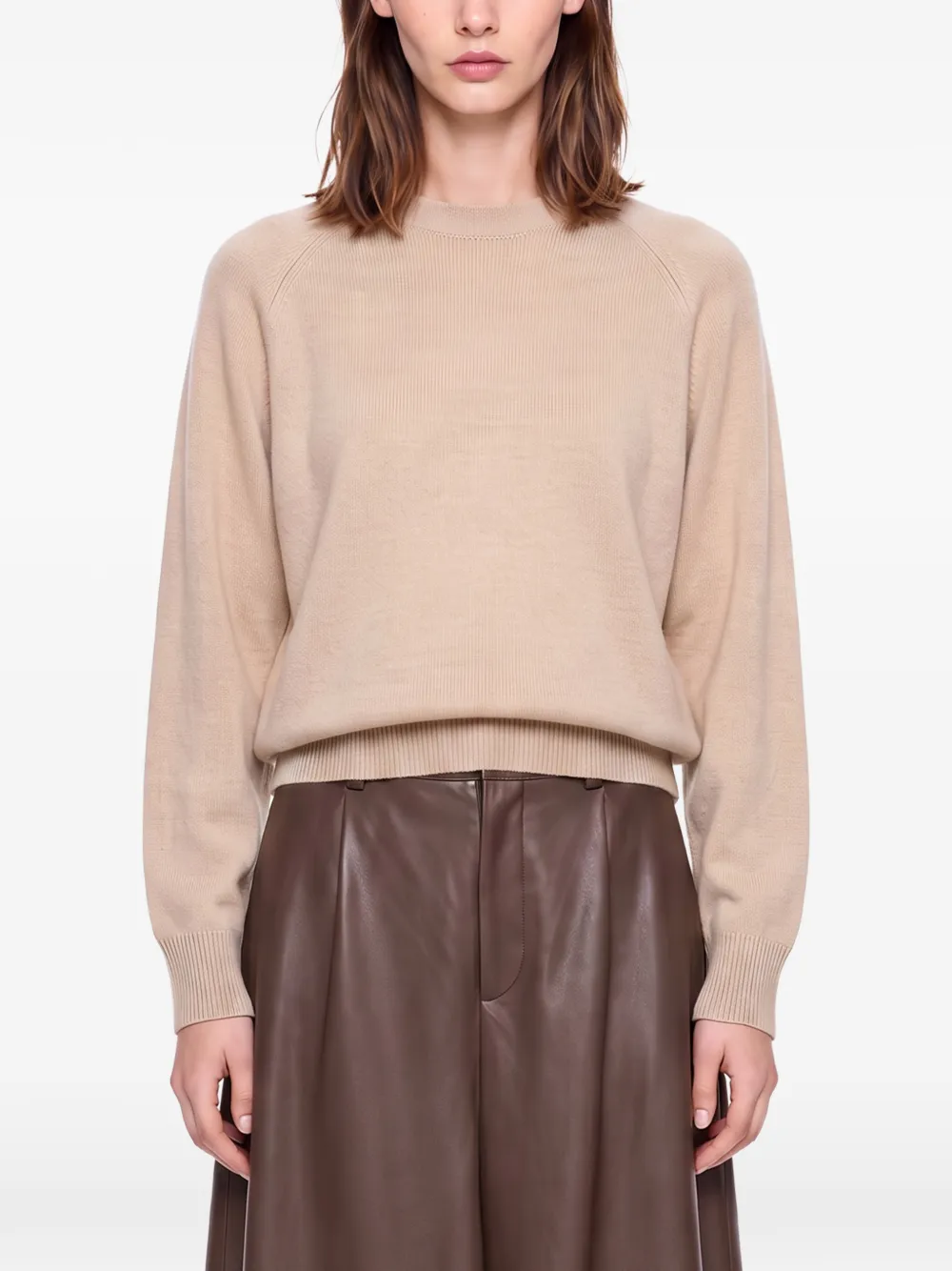 Brunello Cucinelli raglan-sleeve sweater - Toni neutri