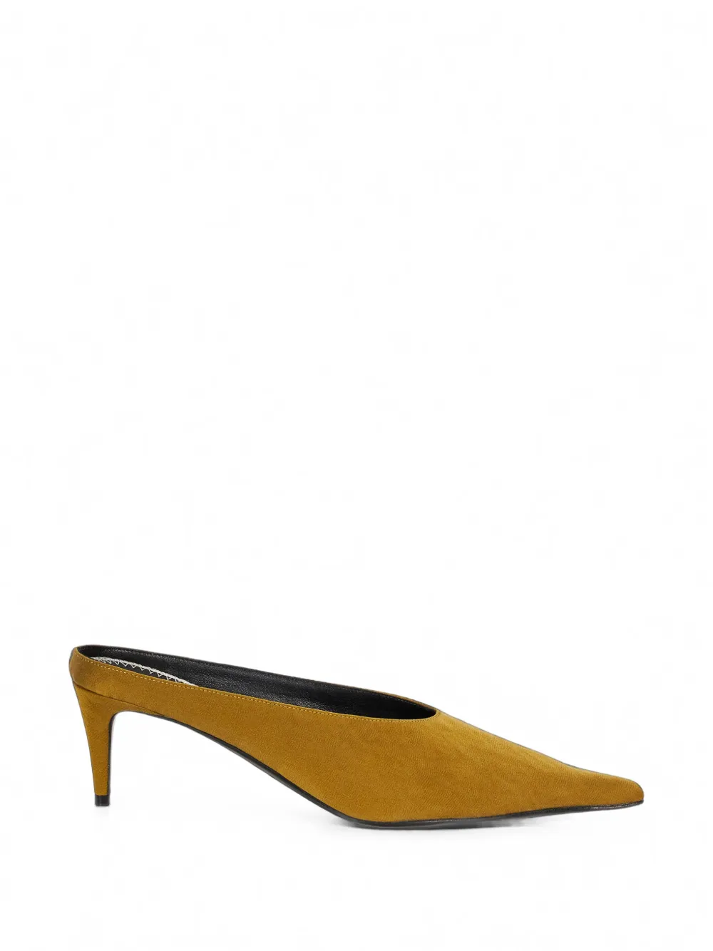 Magda Butrym pointed-toe suede mules - Giallo