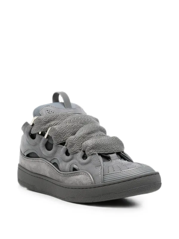 Lanvin Curb Sneakers | Grey | FARFETCH