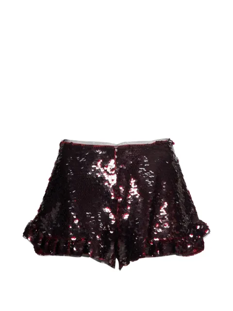 Simone Rocha sequin-embellished ruffled shorts