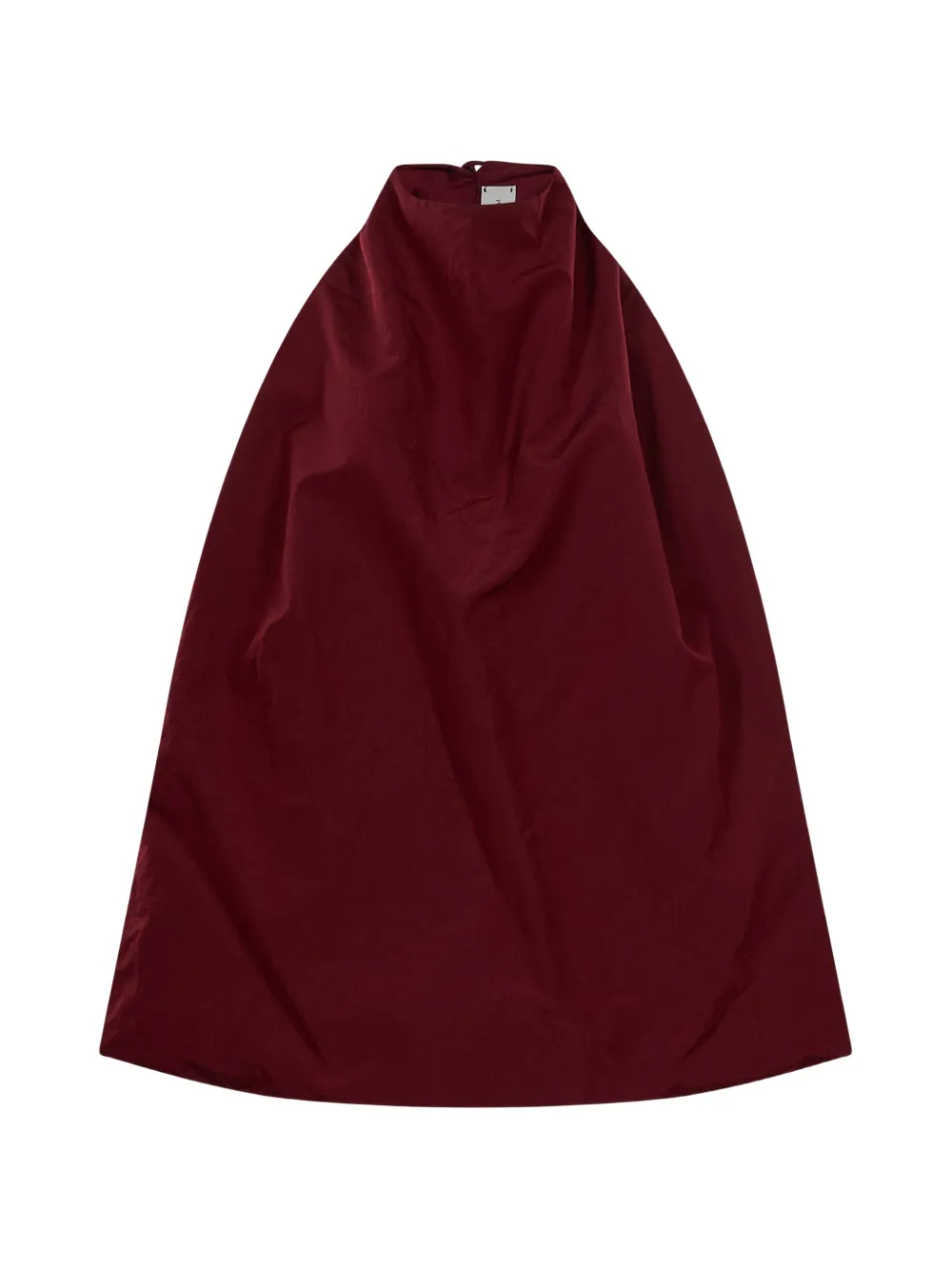 Magda Butrym halterneck floral-appliqué top - Rosso
