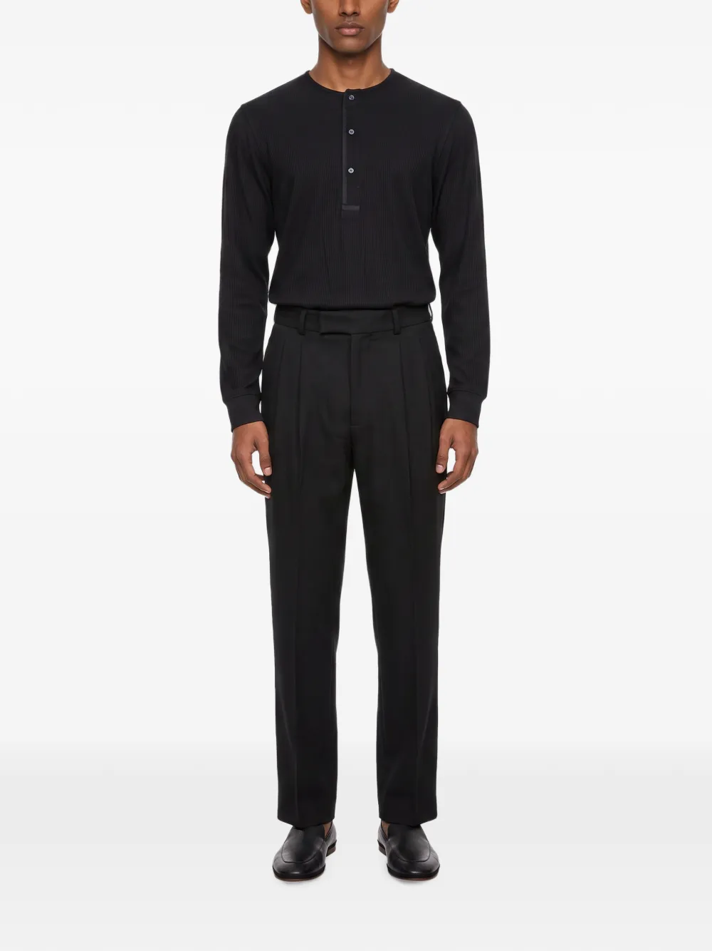 SIMKHAI Julian pantalon met plooien Zwart
