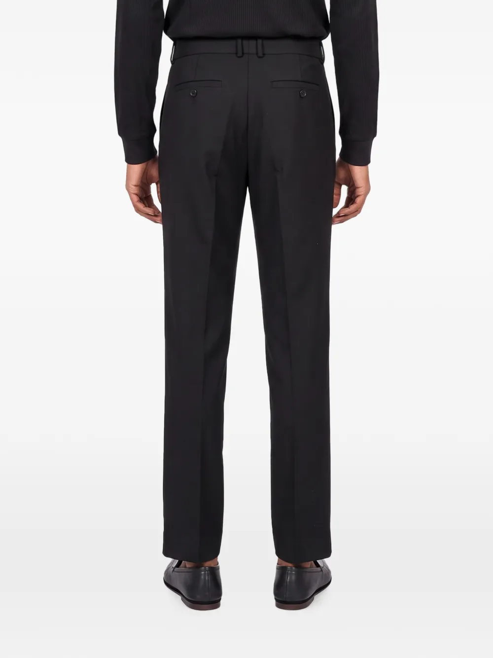 SIMKHAI Julian pantalon met plooien Zwart