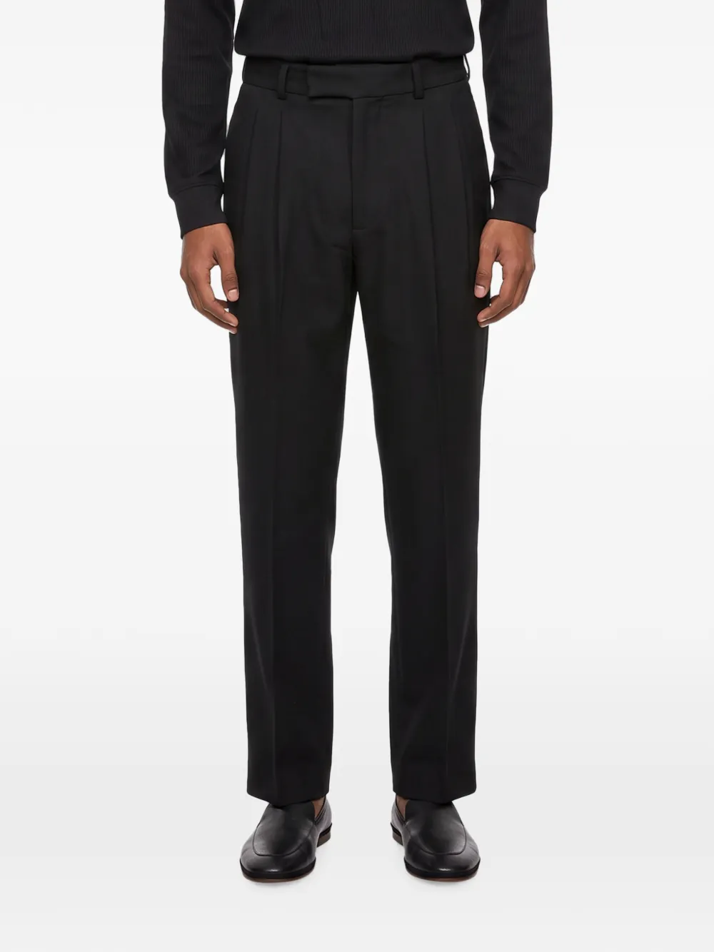 SIMKHAI Julian pantalon met plooien Zwart