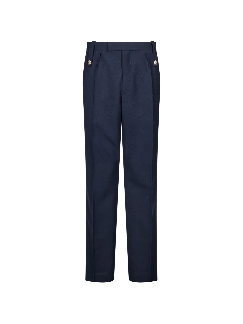 Marni button-detail pleated trousers - Blu