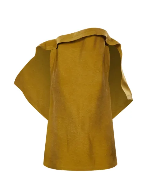 Magda Butrym ruffled-trim tie-fastening top