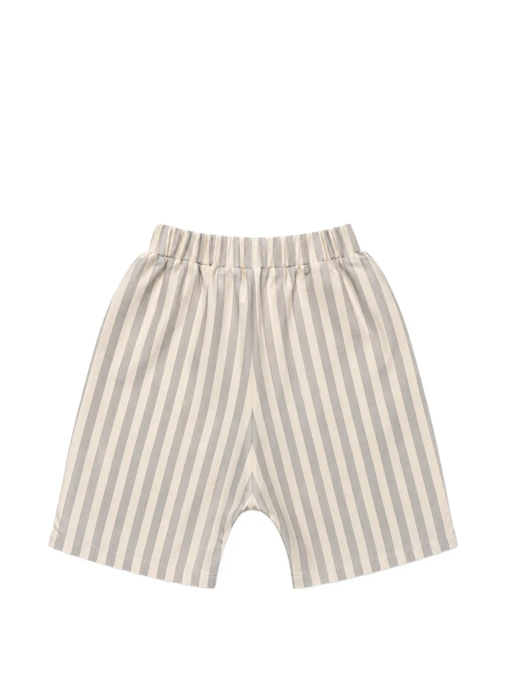 minimù striped elasticated-waist shorts - Neutrals