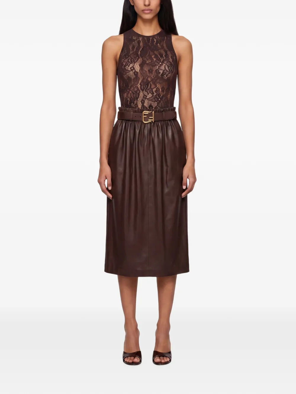 Wolford lace-pattern bodysuit Bruin