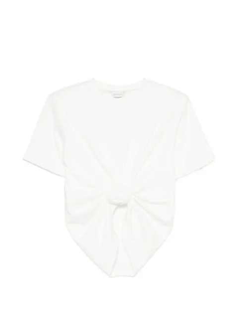 Magda Butrym knot-detail T-shirt