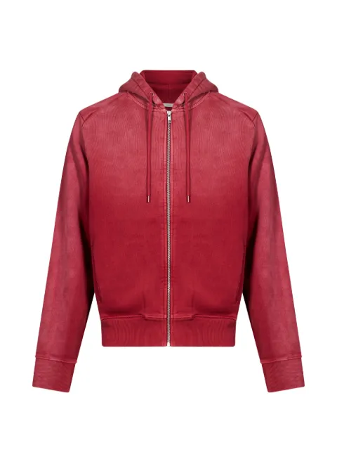 ENTIRE STUDIOS faded zip-up hoodie