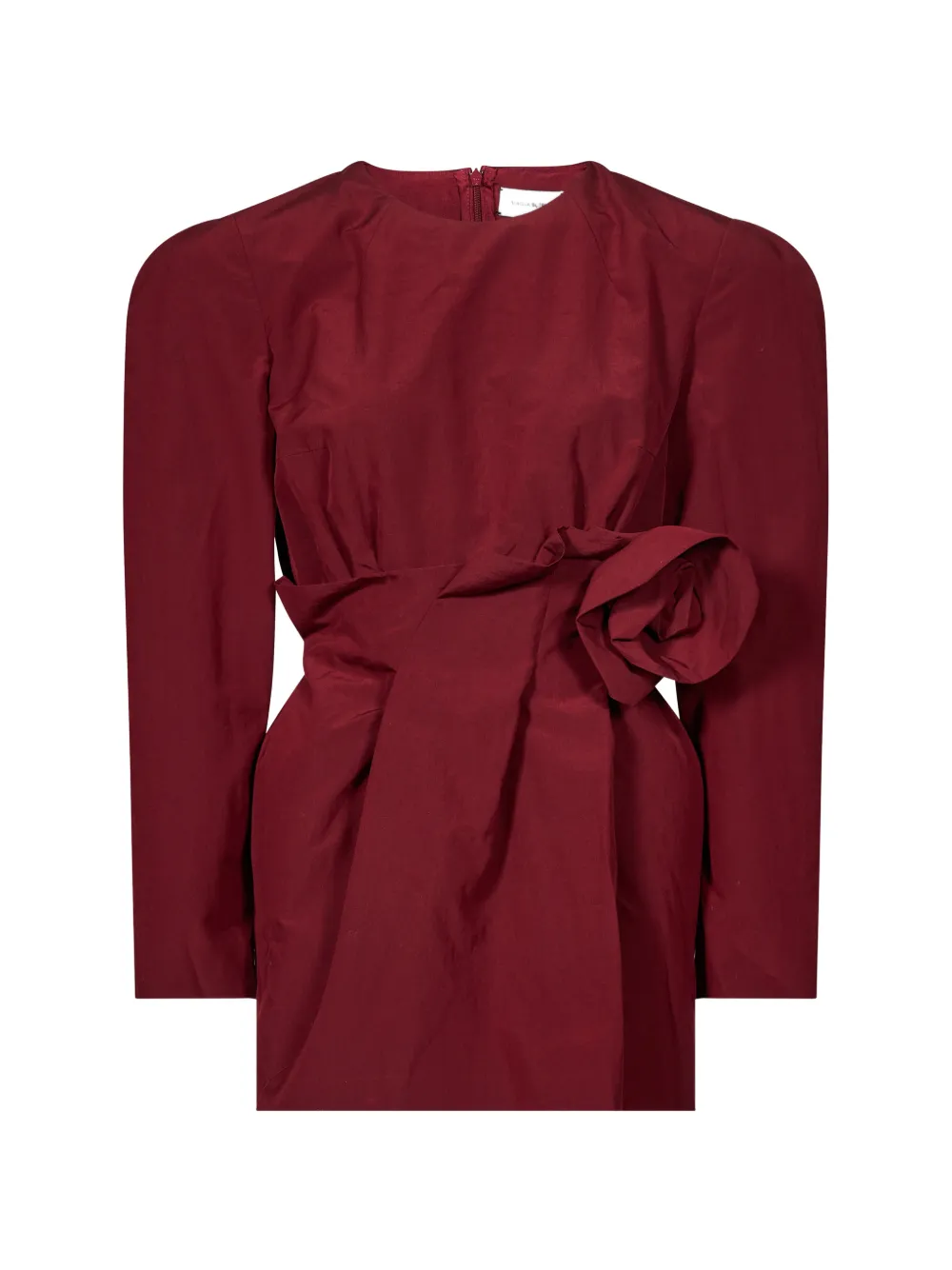 Magda Butrym floral-applique long-sleeve mini dress