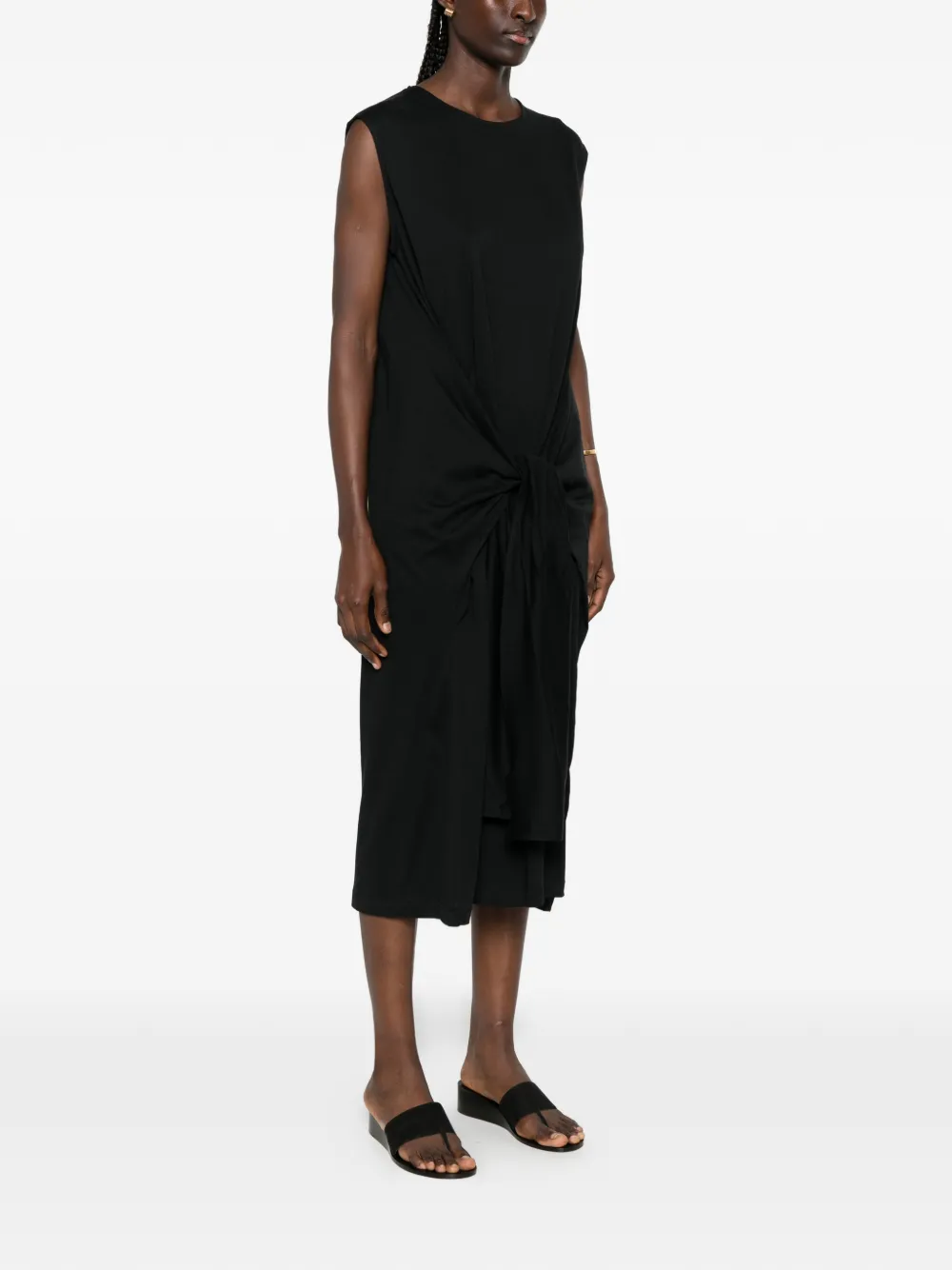 TOTEME Jurk met gedraaid detail Zwart