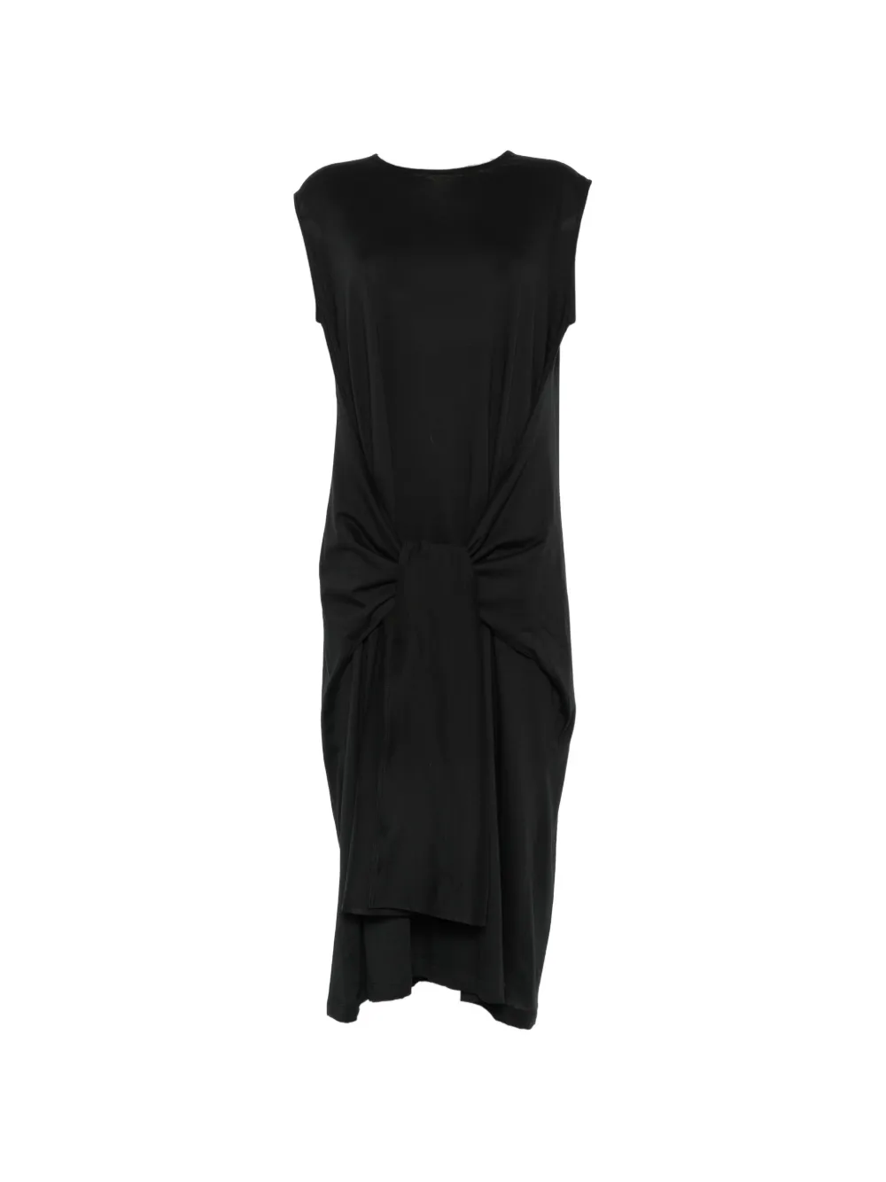 TOTEME knotted sleeveless midi dress - Schwarz
