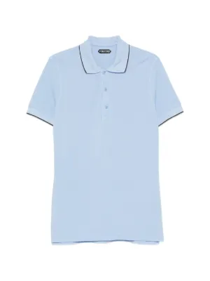 TOM FORD short-sleeve Polo Shirt | Purple | FARFETCH BH
