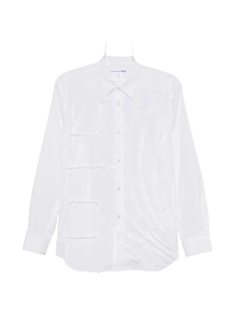 Comme Des Garçons Shirt long-sleeve button-down cotton shirt - Bianco