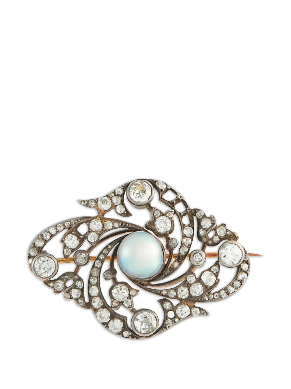LB Exclusive Edwardian pearl and diamond brooch - Rosa