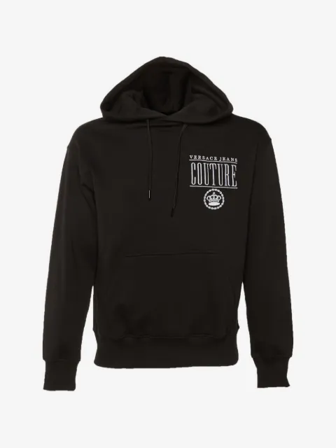 Versace Pre-Owned Couture logo-embroidered hoodie